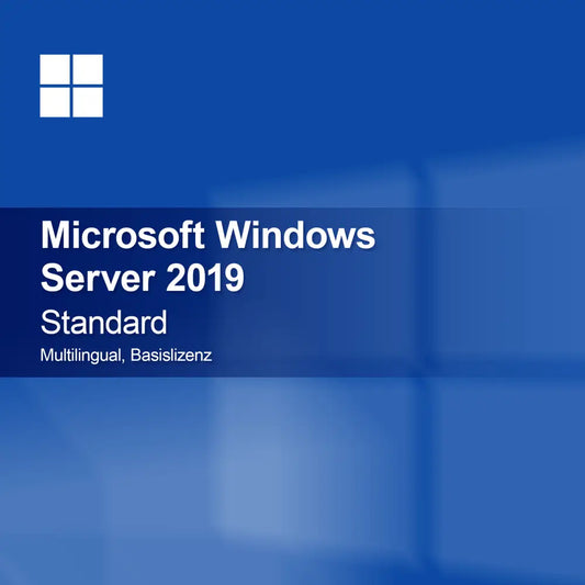 Microsoft Windows Server 2019 Standard, Multilingual, Base License